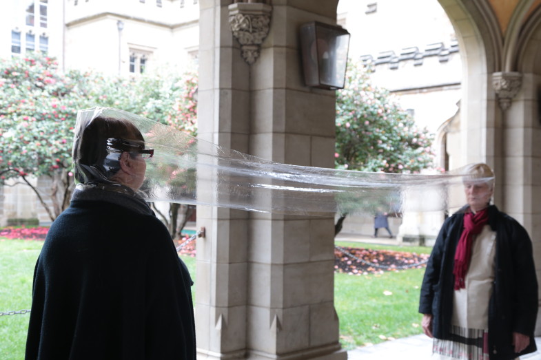 Skull Acoustics (2016) [performance still]. Chris Braddock & Olivia Webb. PSi22. Melbourne 07.07.16. 564